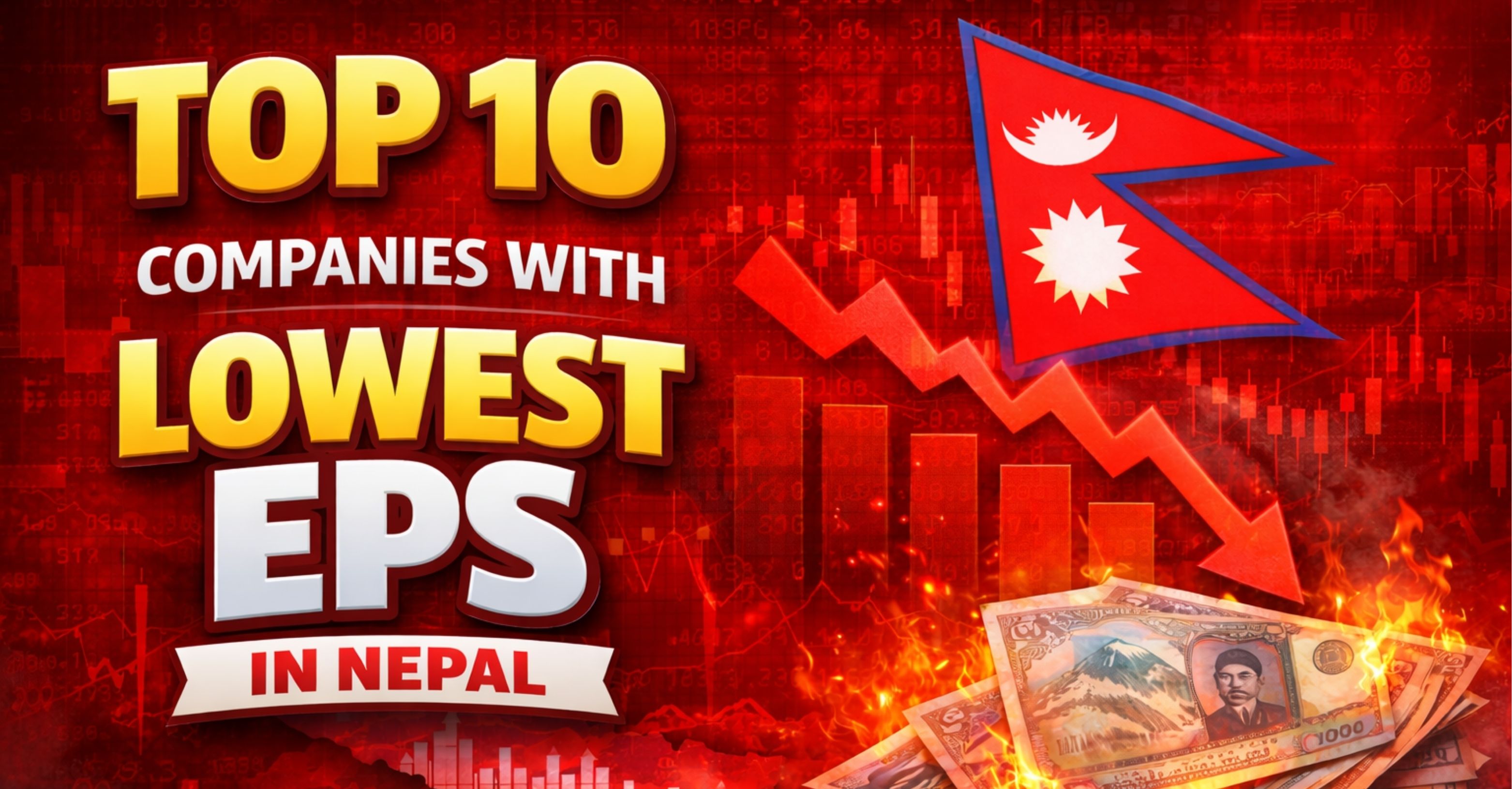 Top 10 Companies with Lowest EPS in Nepal