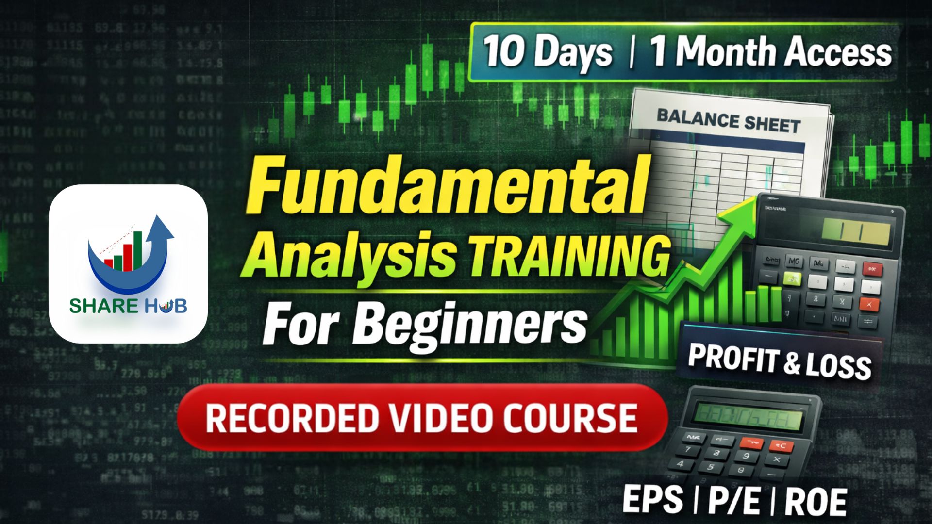 Recorded Video Only (Fundamental Analysis Training For Beginners) 